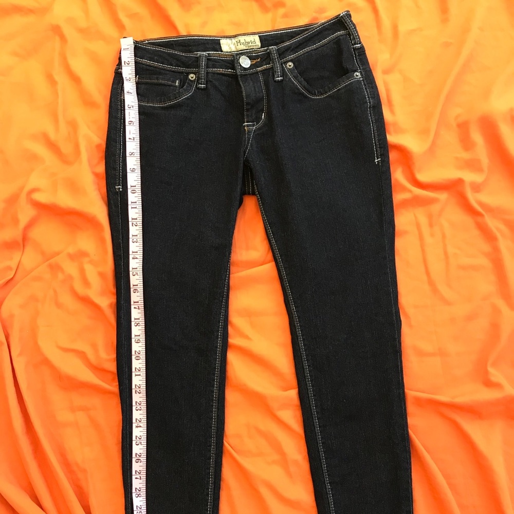 Hybrid & Company Drk Navy denim skinny jean, 7